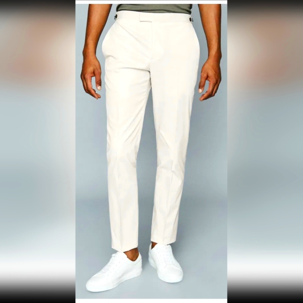 Cologne Pinstripe Cotton-Blend Trousers